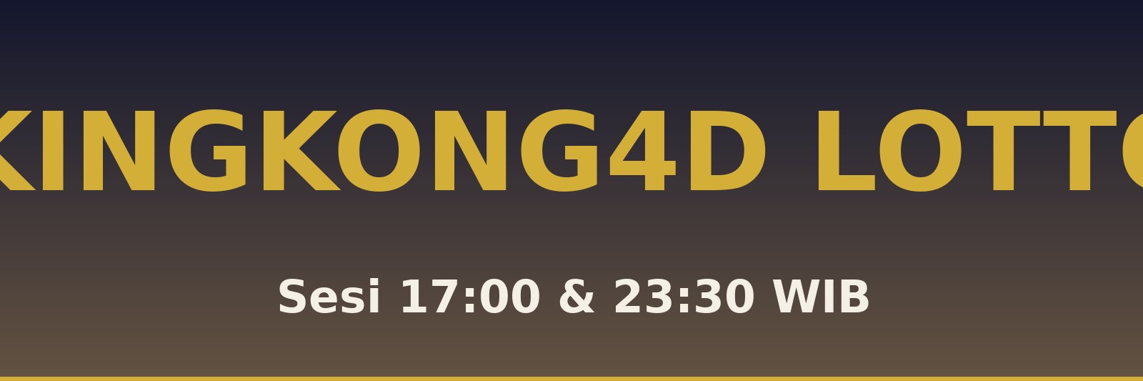Kingkong4D Lotto Tanjung Balai